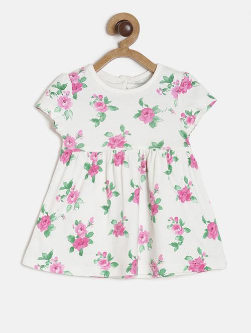 girls printed cotton frock - 19946448 - Very Small Image - 1