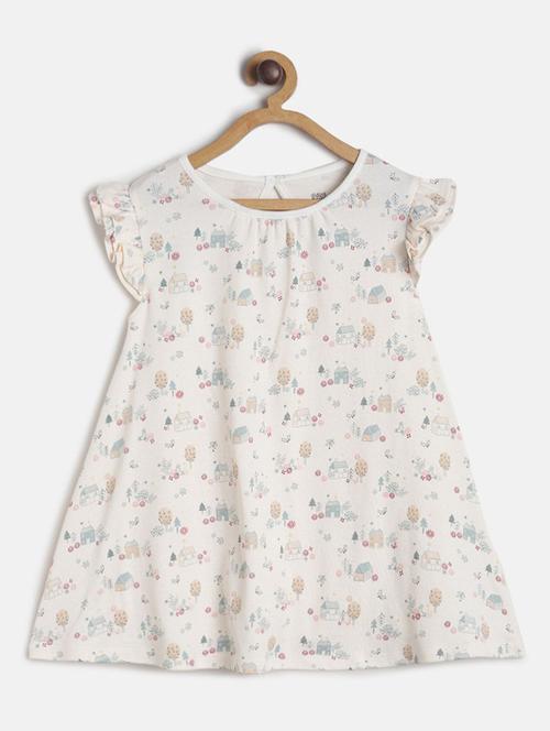 girls printed cotton frock - 19946717 - Very Small Image - 1