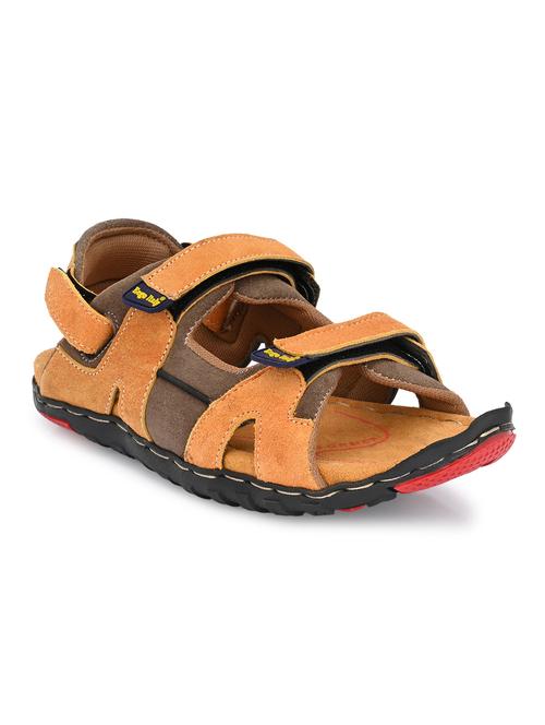 tan leather back strap floaters - 19946951 - Very Small Image - 1