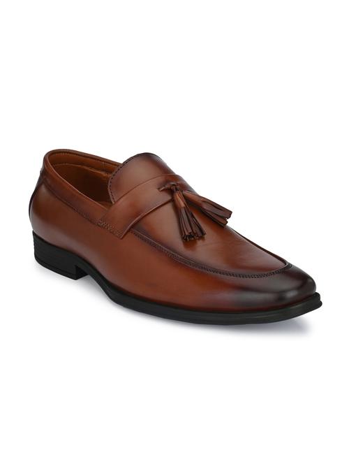 tan leather slip on shoes - 19947257 - Very Small Image - 1