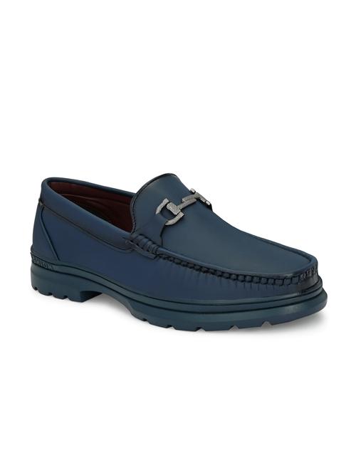 blue synthetic slip on loafers - 19947305 - Very Small Image - 1