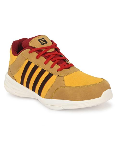 yellow lace up sport shoe - 19947421 - Very Small Image - 1