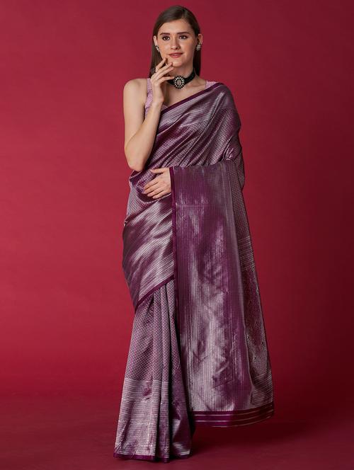 self designed kanjivarama saree with blouse - 19947922 - Very Small Image - 1