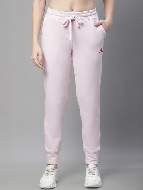 pink cotton blend track pants - 19950747 - Very Small Image - 1