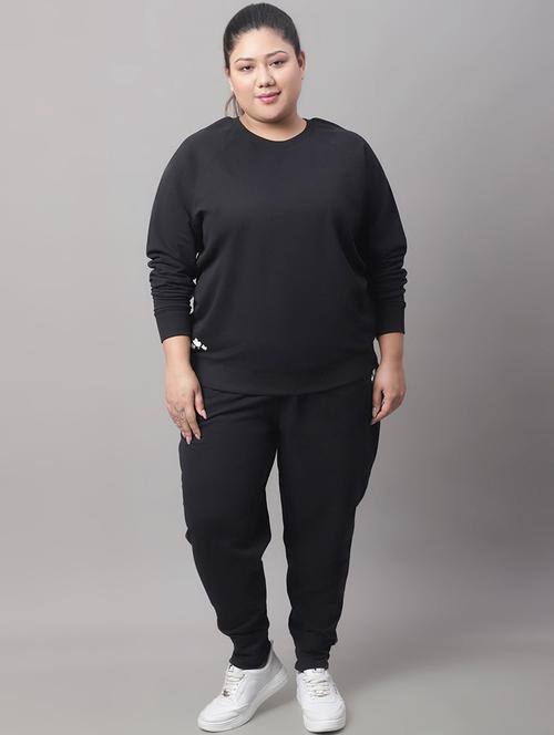 black solid nightwear pyjama set - 19950892 - Very Small Image - 1