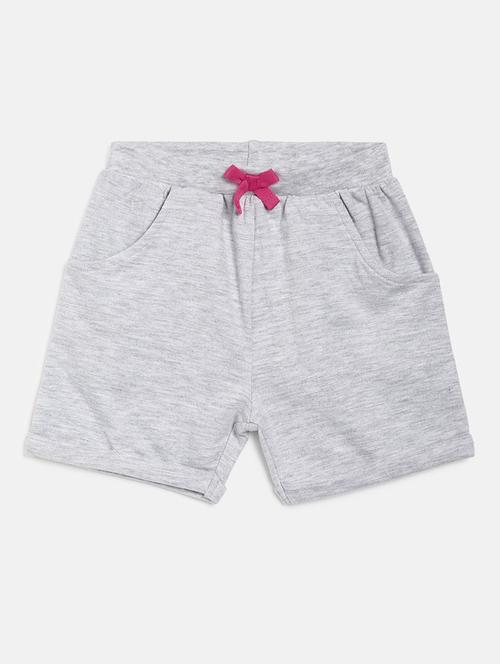 grey solid shorts - 19951718 - Very Small Image - 1