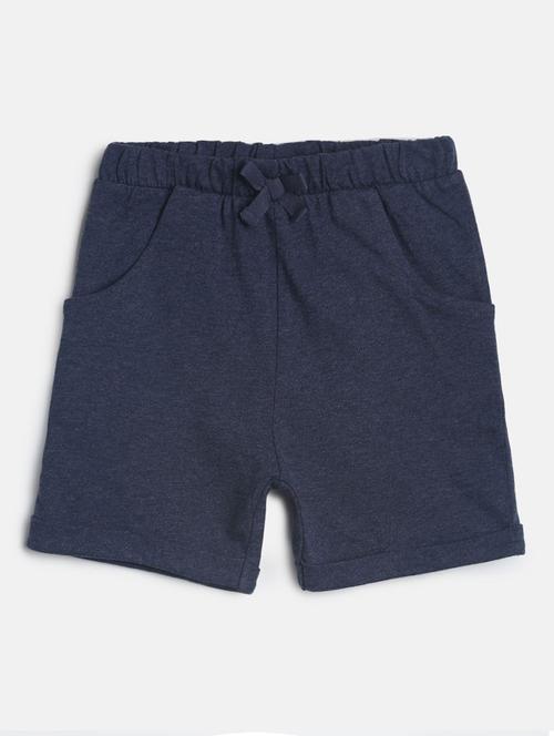 blue solid shorts - 19951721 - Very Small Image - 1