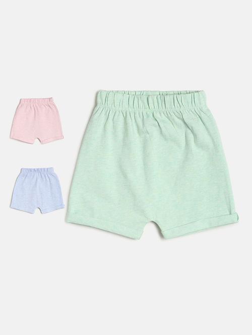 pack of 3 solid shorts - 19951726 - Very Small Image - 1