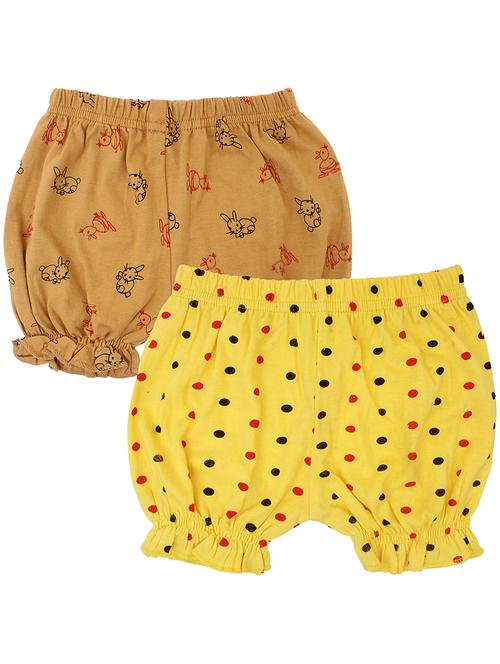 girls printed bloomers combo - 19952650 - Very Small Image - 1