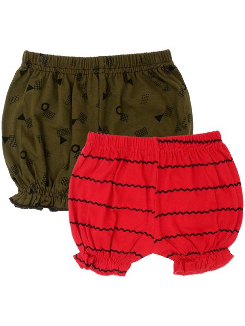 girls printed bloomers combo - 19952731 - Very Small Image - 1