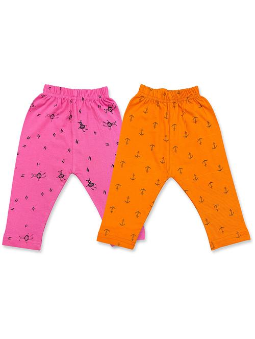 girls printed nightwear pyjama set combo - 19953692 - Very Small Image - 1