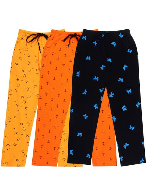 girls printed nightwear pyjama set combo - 19953736 - Very Small Image - 1