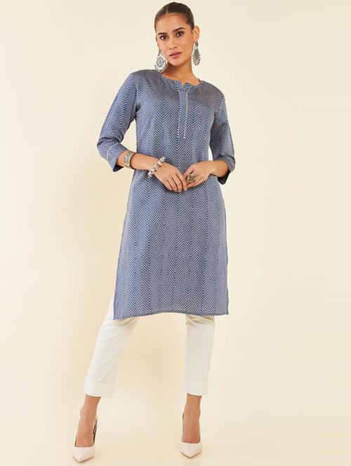 women's straight kurta - 19954177 - Very Small Image - 1