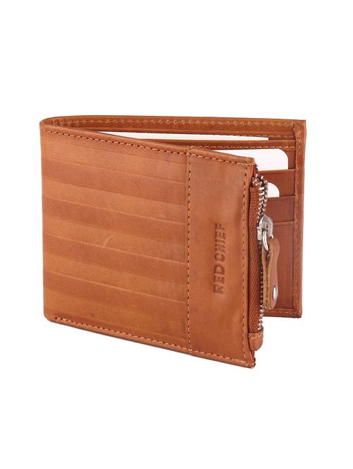 tan genuine leather wallet - 19954198 - Very Small Image - 1