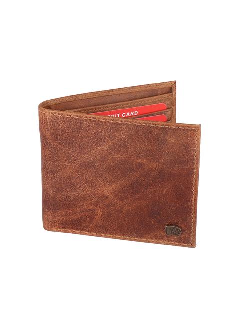 tan genuine leather wallet - 19954216 - Very Small Image - 1