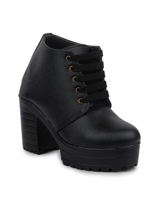 black synthetic ankle boots - 19954266 - Very Small Image - 1