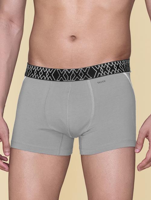 grey cotton blend trunk - 19955165 - Very Small Image - 1