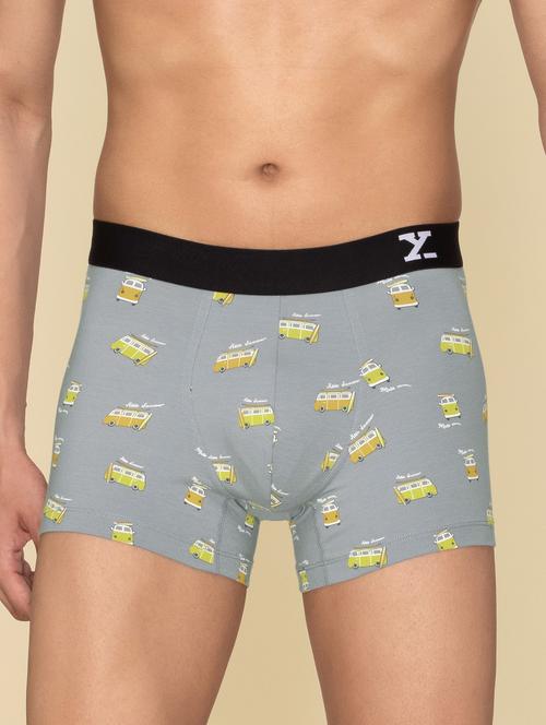 grey pure cotton brief - 19955220 - Very Small Image - 1