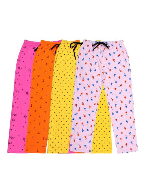 girls printed cotton pyjama combo - 19955930 - Very Small Image - 1