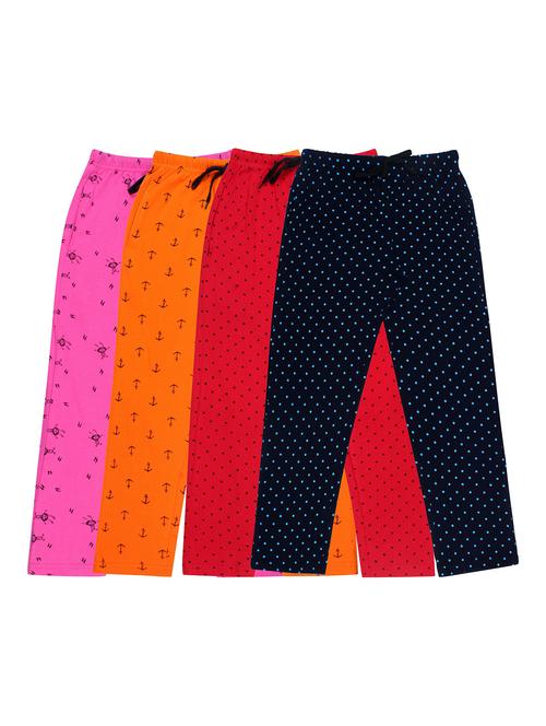 girls printed cotton pyjama combo - 19955932 - Very Small Image - 1