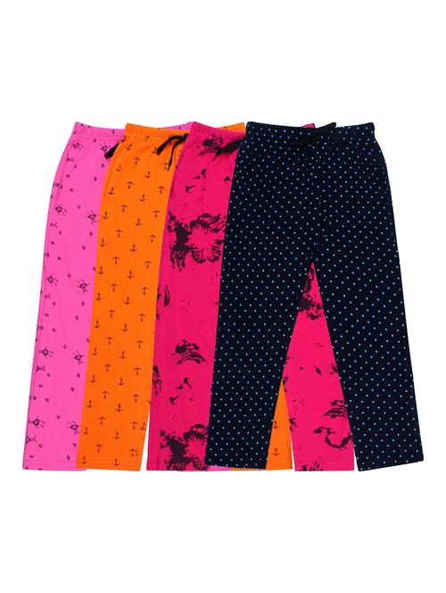 girls printed cotton pyjama combo - 19955936 - Very Small Image - 1