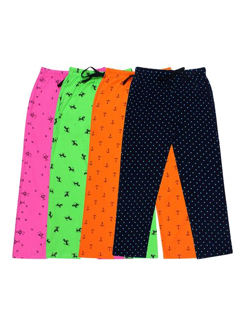 girls printed cotton pyjama combo - 19955956 - Very Small Image - 1
