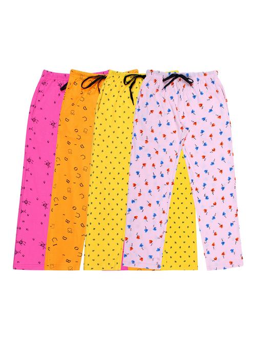 girls printed cotton pyjama combo - 19955966 - Very Small Image - 1