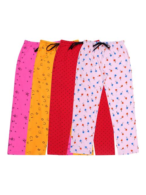 girls printed cotton pyjama combo - 19955969 - Very Small Image - 1