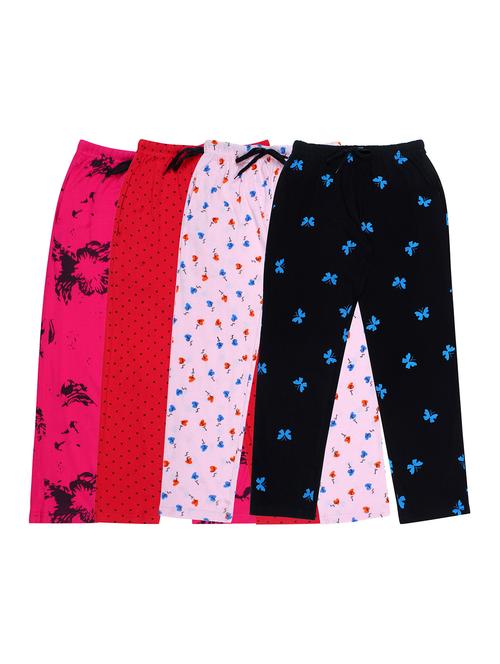girls printed cotton pyjama combo - 19955980 - Very Small Image - 1