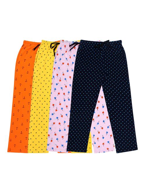 girls printed cotton pyjama combo - 19955988 - Very Small Image - 1