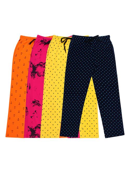 girls printed cotton pyjama combo - 19955999 - Very Small Image - 1