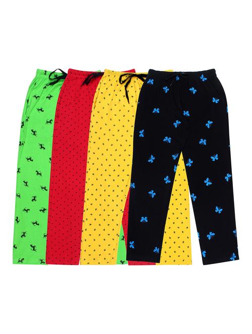 girls printed cotton pyjama combo - 19956012 - Very Small Image - 1