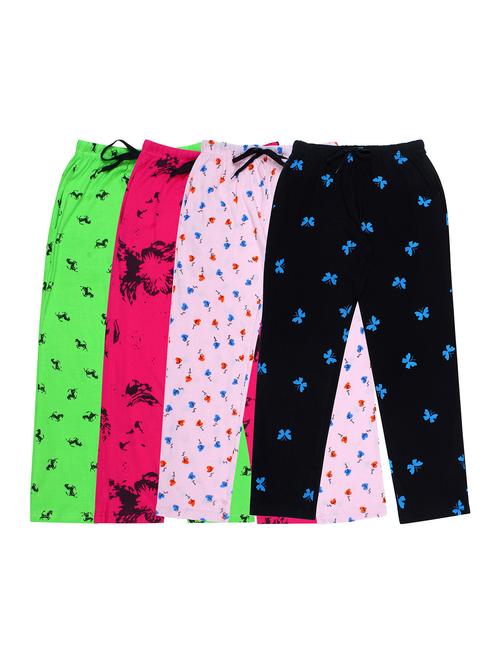 girls printed cotton pyjama combo - 19956016 - Very Small Image - 1