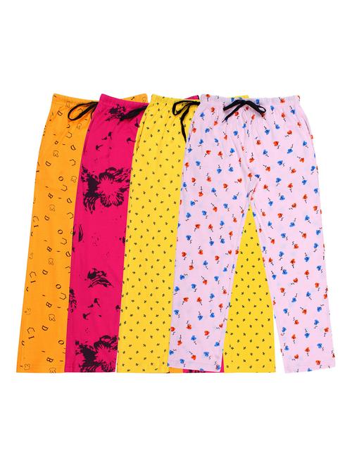 girls printed cotton pyjama combo - 19956055 - Very Small Image - 1