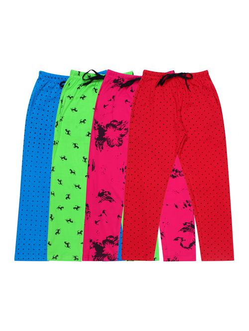 girls printed cotton pyjama combo - 19956129 - Very Small Image - 1