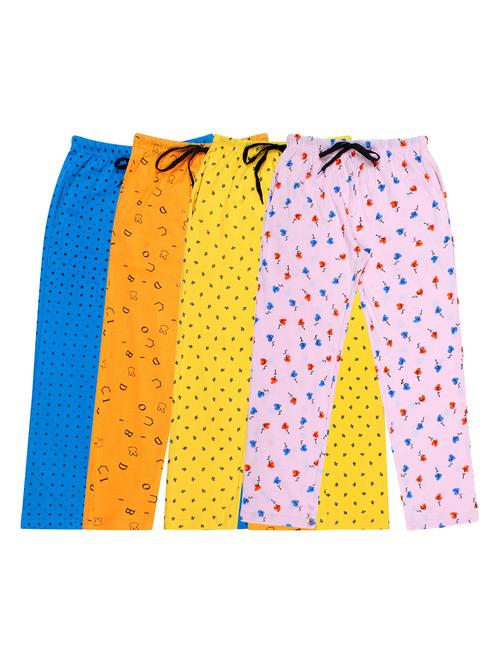 girls printed cotton pyjama combo - 19956141 - Very Small Image - 1