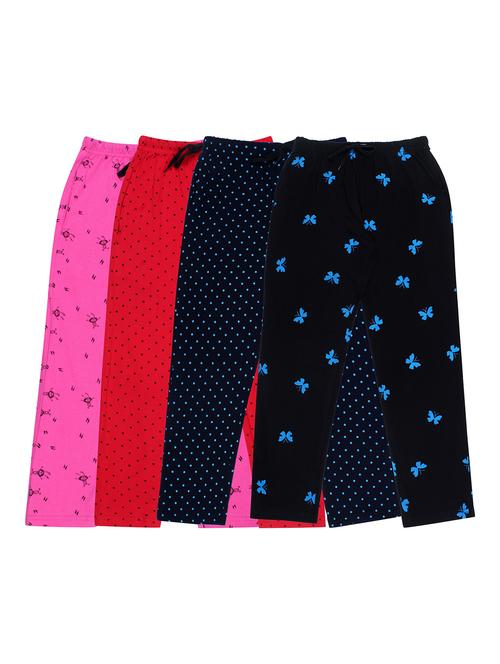 girls printed cotton pyjama combo - 19956168 - Very Small Image - 1