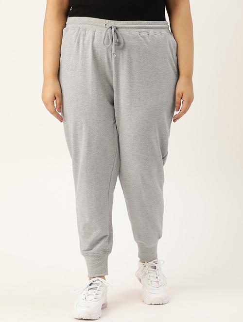 grey cotton track pants - 19956616 - Very Small Image - 1