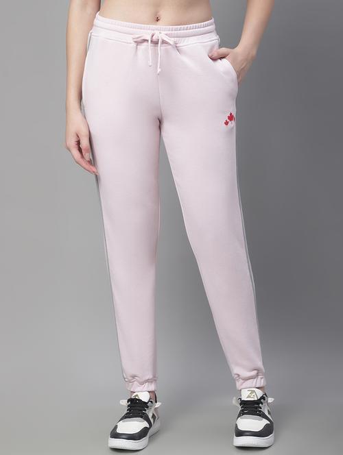 pink cotton blend track pants - 19956640 - Very Small Image - 1