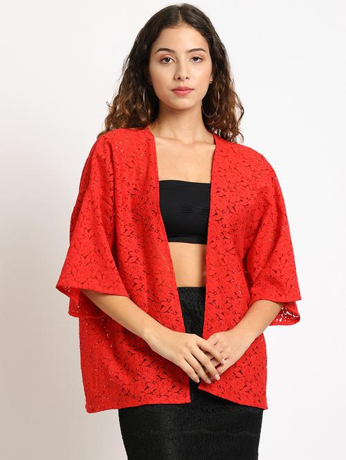 red self design regular shrug - 19956709 - Very Small Image - 1