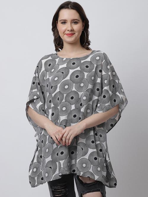 grey printed regular shrug - 19956932 - Very Small Image - 1