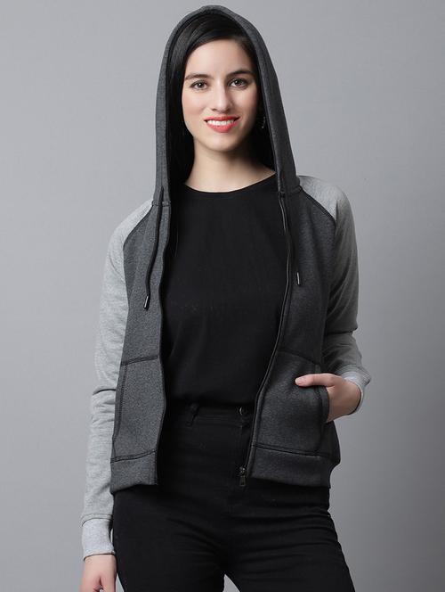 women's color block sweatshirt - 19957070 - Very Small Image - 1