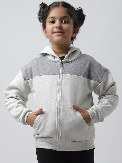 color block hood neck sweatshirt - 19959659 - Very Small Image - 1