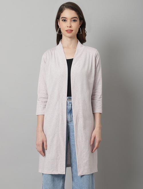 pink cotton shrug - 19959921 - Very Small Image - 1