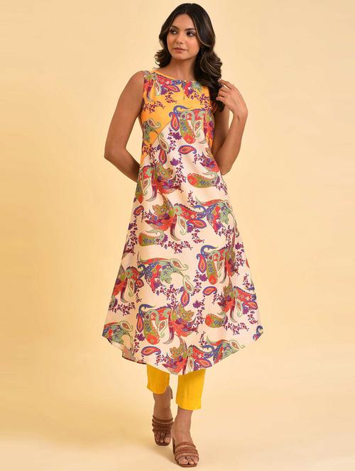 women's asymmetric kurta - 19960188 - Very Small Image - 1