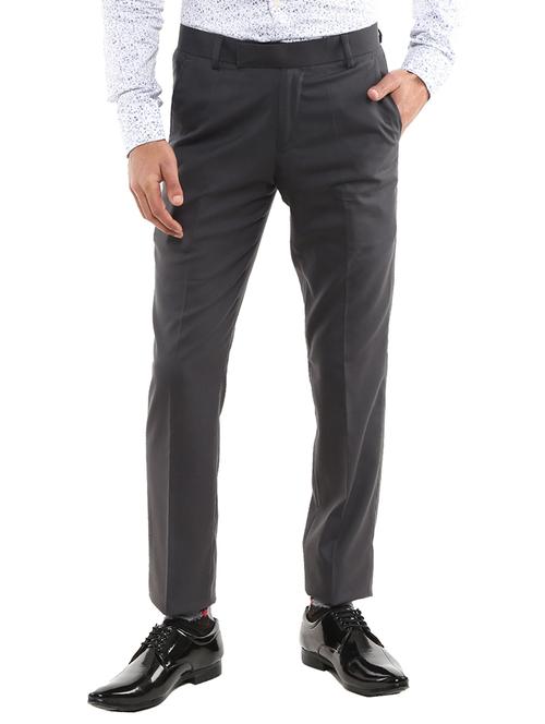 mid rise cotton flat front formal trouser - 19960722 - Very Small Image - 1