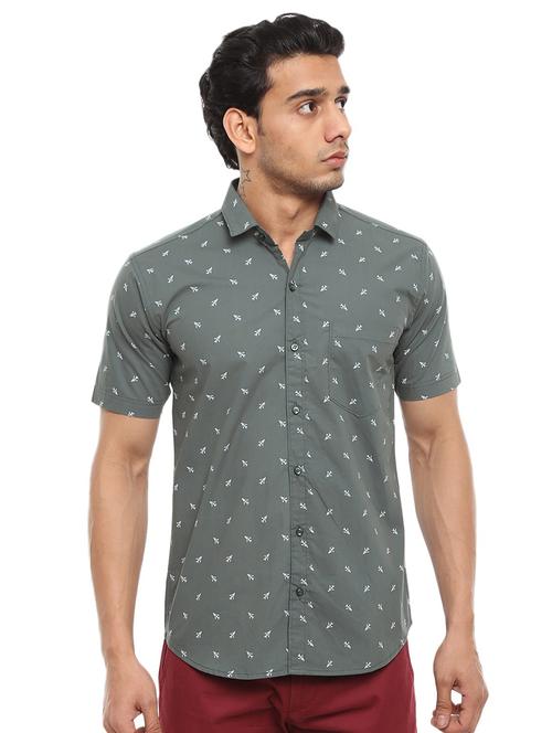 mens quirky casual shirt - 19961200 - Very Small Image - 1