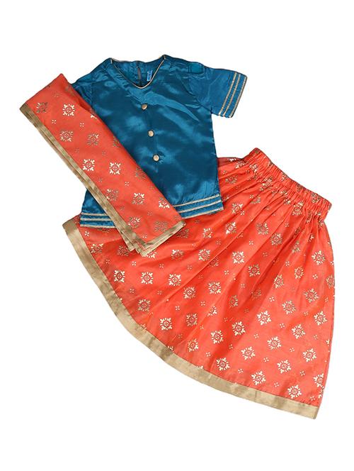 foil printed lehenga choli with dupatta - 19961234 - Very Small Image - 1