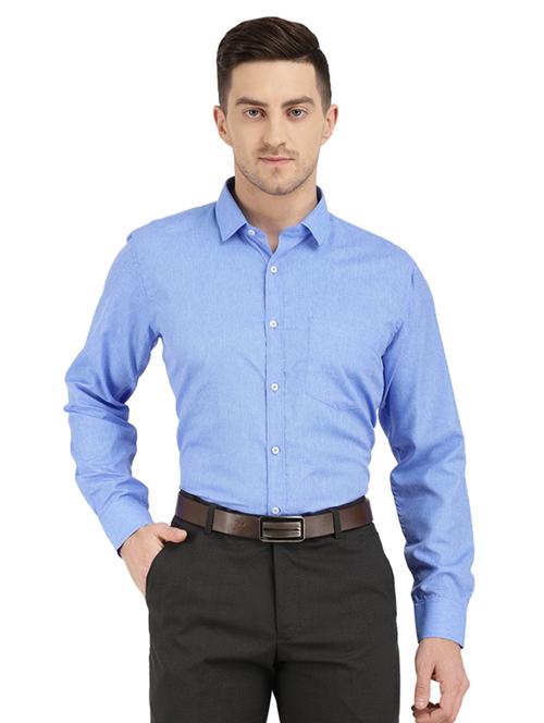 mens solids formal shirt - 19961390 - Very Small Image - 1