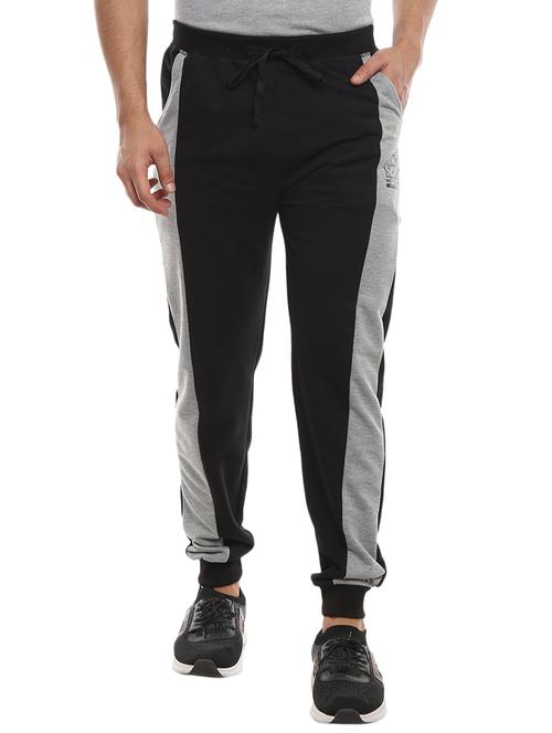solid cotton ankle length track pant - 19961731 - Very Small Image - 1
